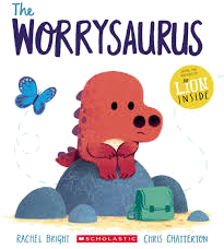 Cover of The Worrysaurus by Rachel Bright and Chris Chatterton